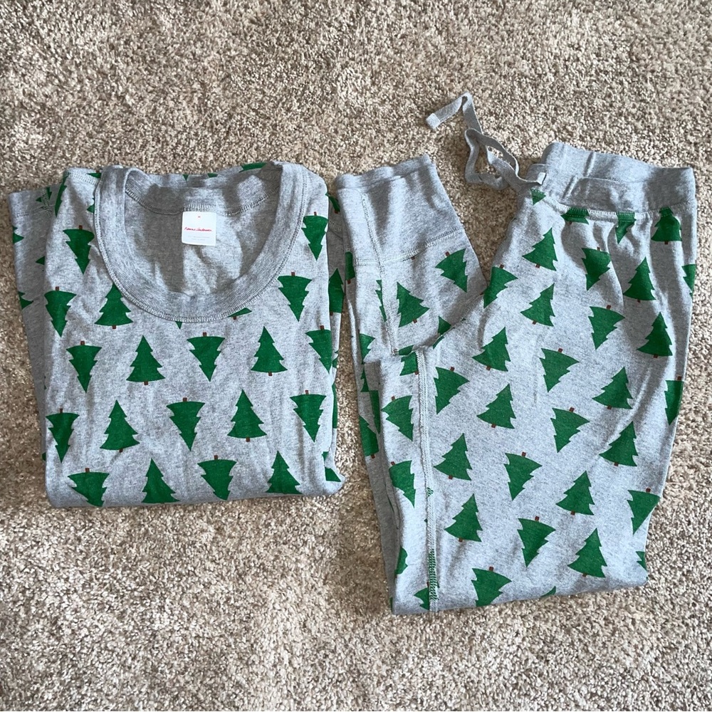 Hanna Anderson Christmas Tree Tannenbaum Pajamas
